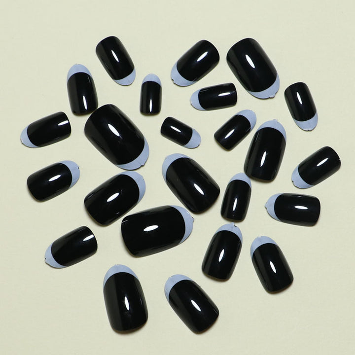 Elegant French Tip Press-On Nail Set Kalsten