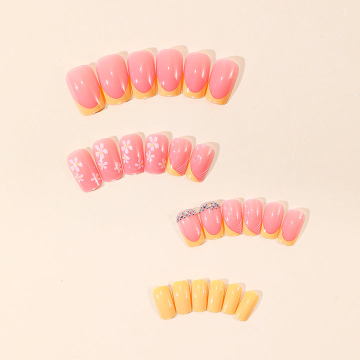 Artistic Floral Gel Nail Art Set Kalsten