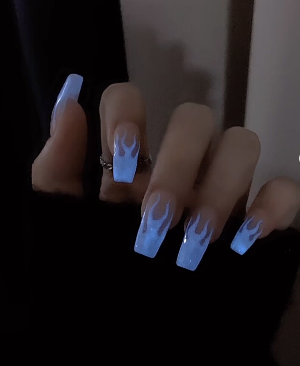Flame-Design Press-On Nail Set Kalsten
