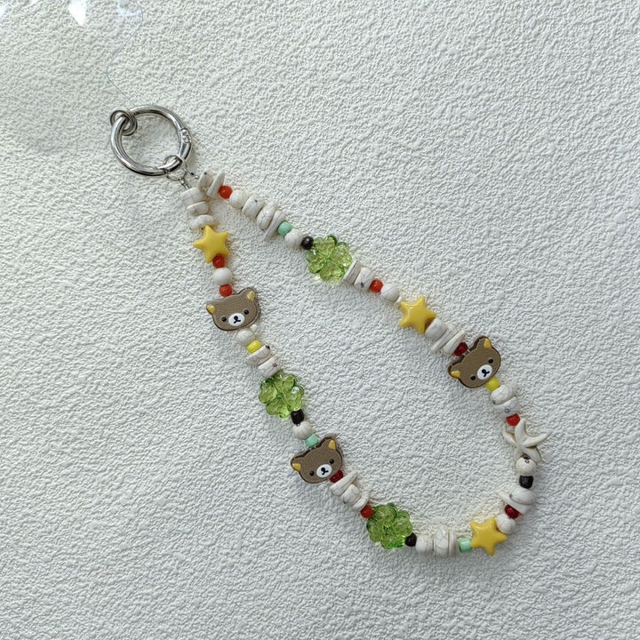 Fun-Themed Beaded Keychain Holder Kalsten