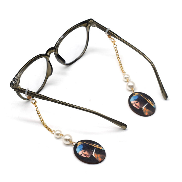 Artistic Drop Earrings with Pearl Accents Kalsten