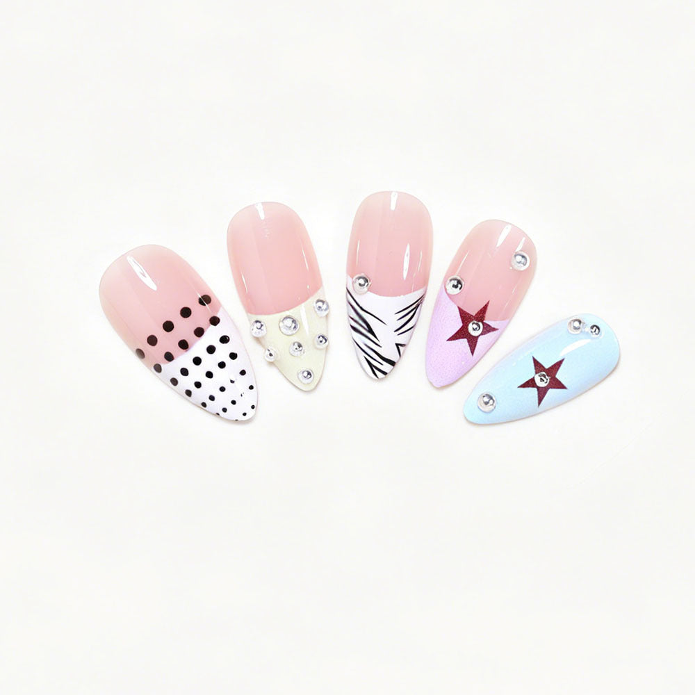 Artistic Stiletto Press-On Nail Art Collection Kalsten