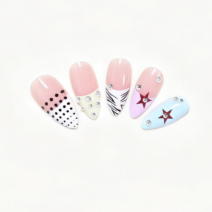 Artistic Stiletto Press-On Nail Art Collection Kalsten