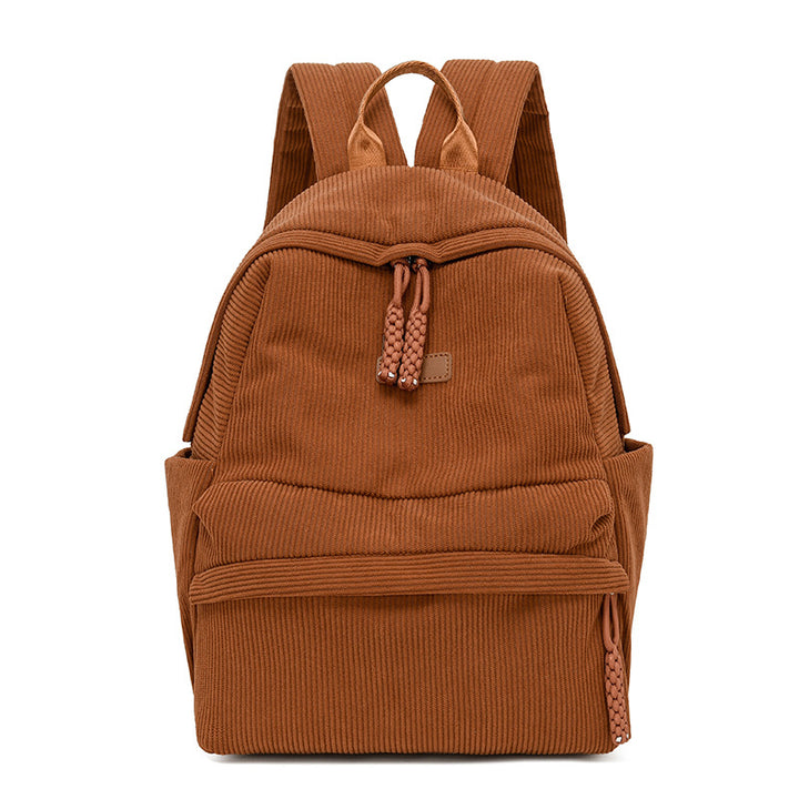 Stylish Corduroy Backpack Kalsten