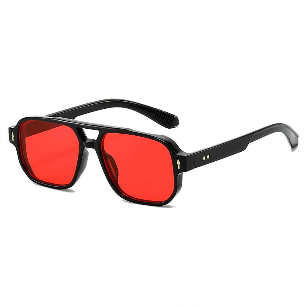 Oversized Geometric Sunglasses with Enhanced UV Protection Kalsten