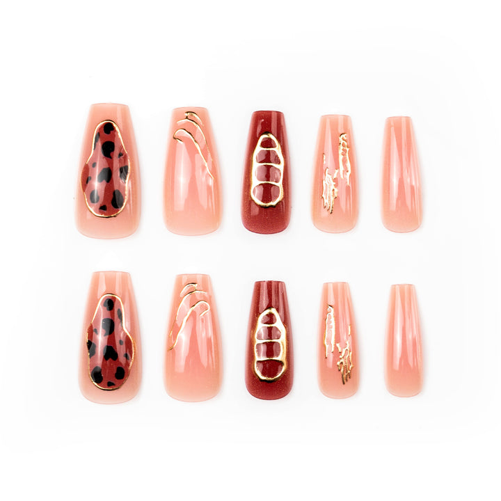 Luxurious Artistic Press-On Nail Art Set