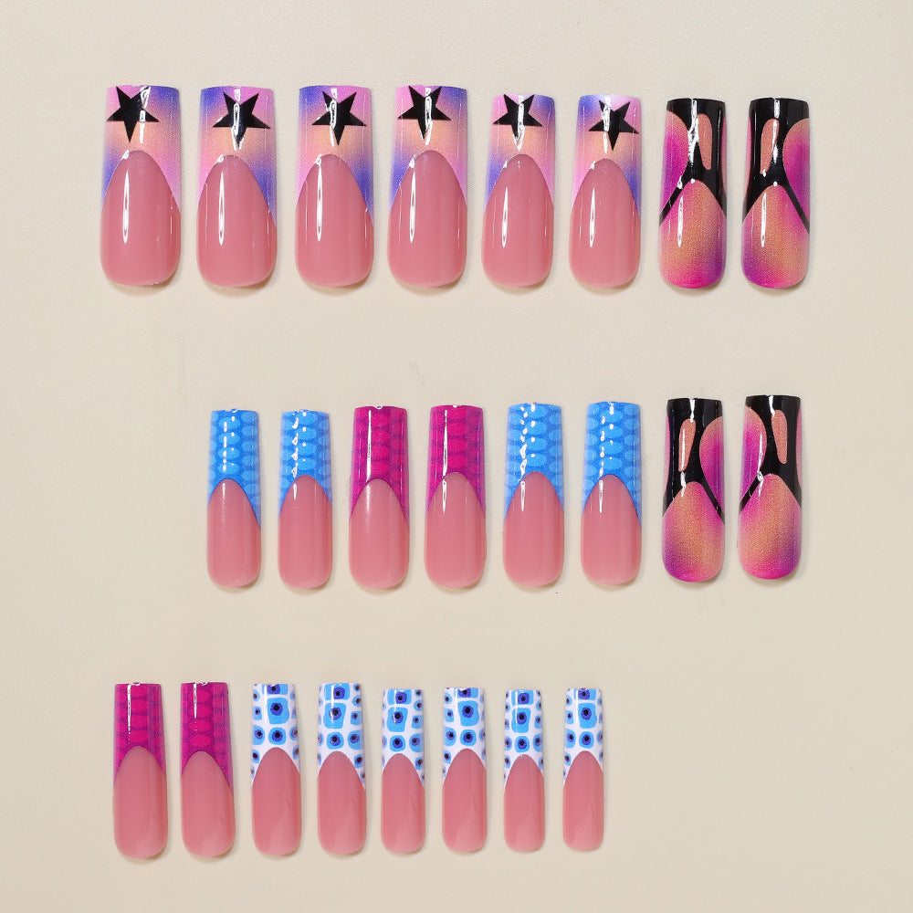 Artistic Press-On Nail Art Extensions Kalsten