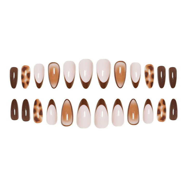 Elegantly Crafted Almond-Shaped Press-On Nails Kalsten