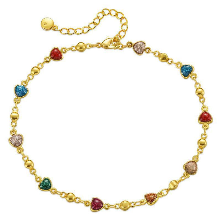 Heart Charm Anklet Kalsten