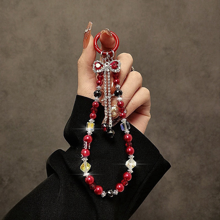 Elegant Multi-String Beaded Keychain Kalsten