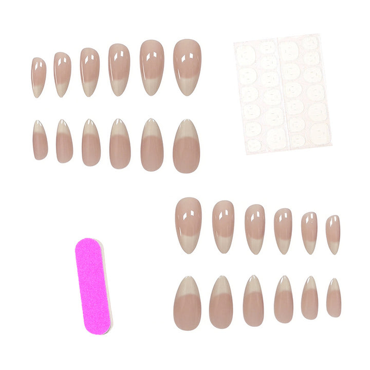 French Tip Acrylic Nail Enhancements Kalsten