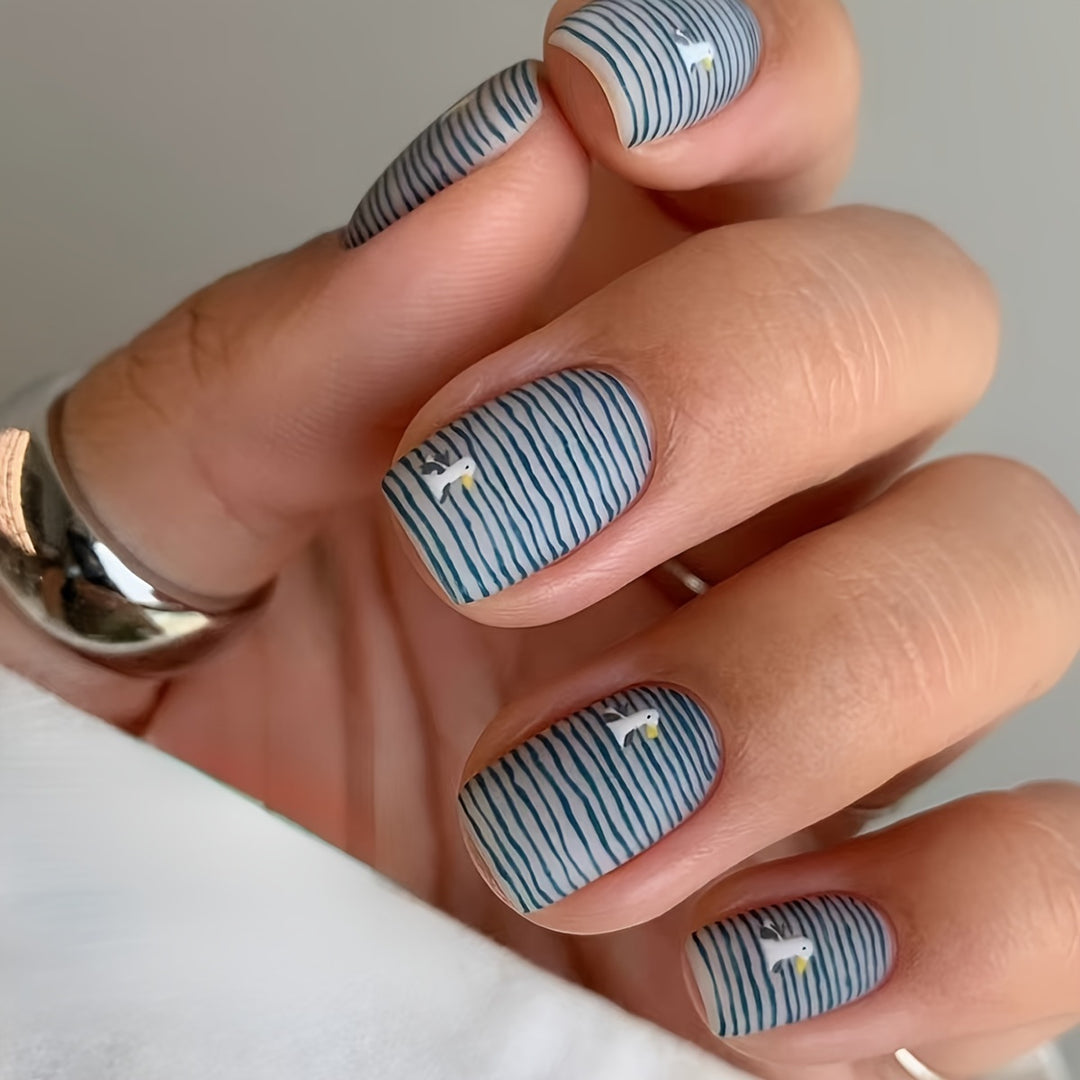 Floral Art Acrylic Nail Set Kalsten