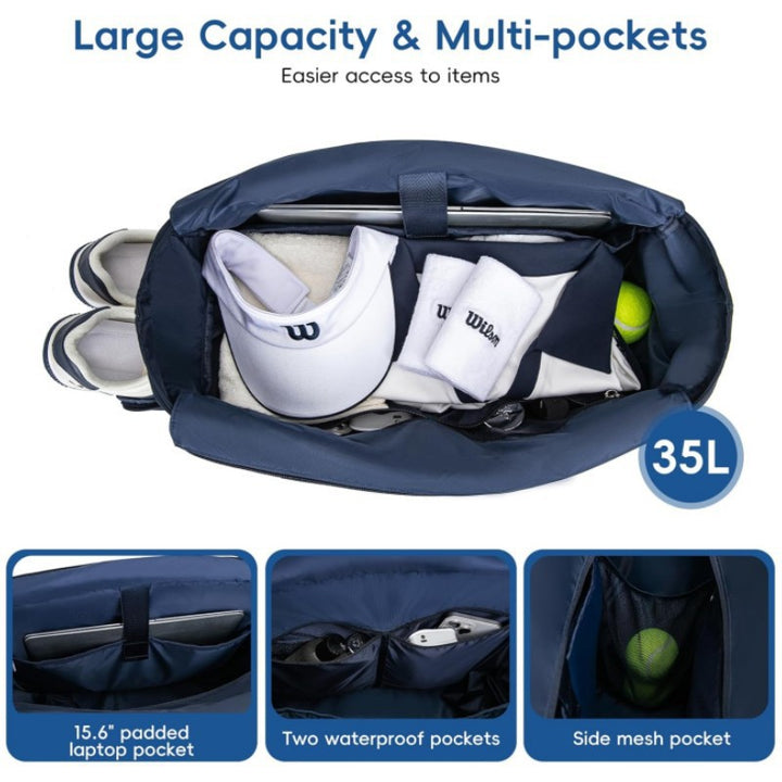 Quilted Tennis Gear Tote Kalsten