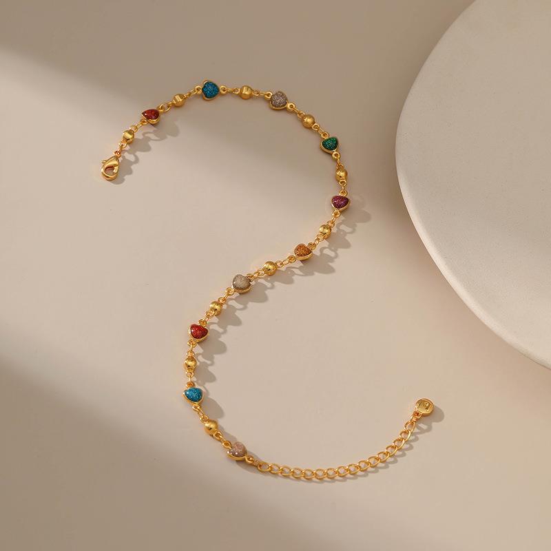 Heart Charm Anklet Kalsten