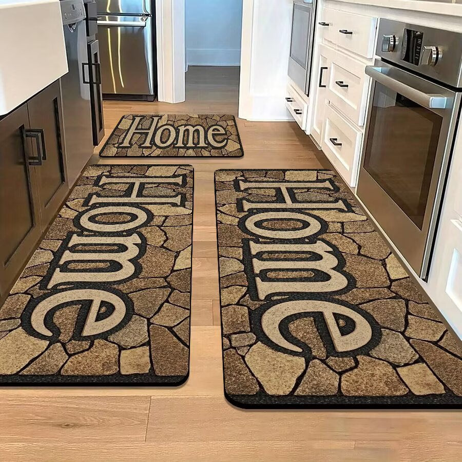 Stone-Inspired Decorative Area Mat Kalsten