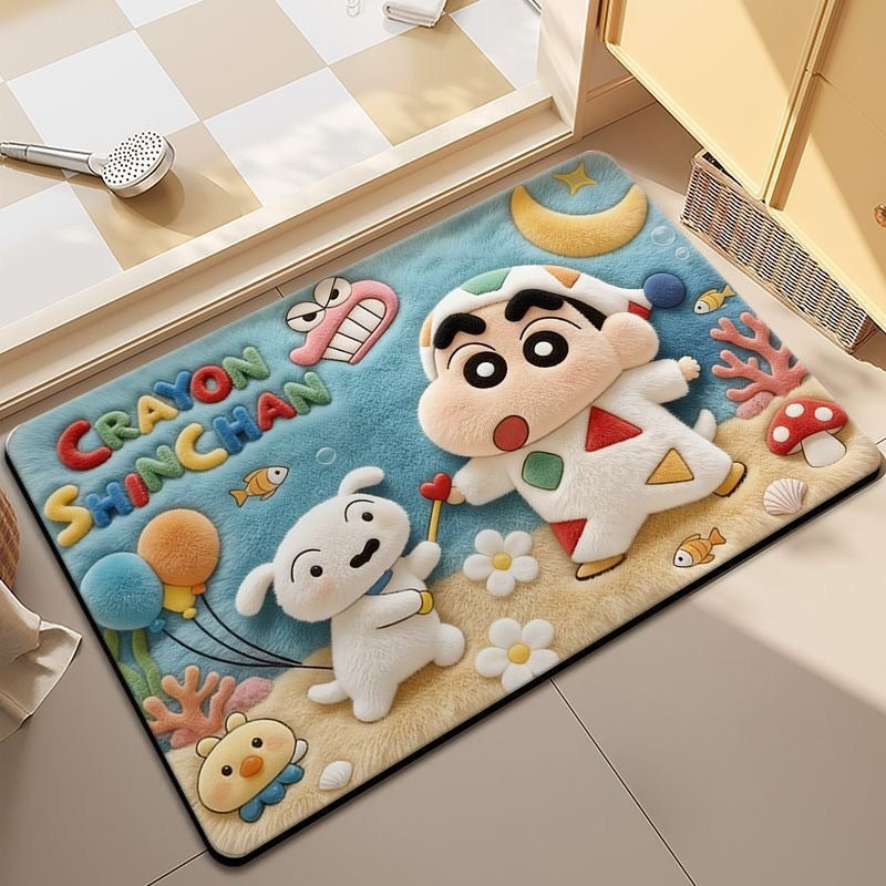 Cartoon-Themed Plush Area Mat Kalsten