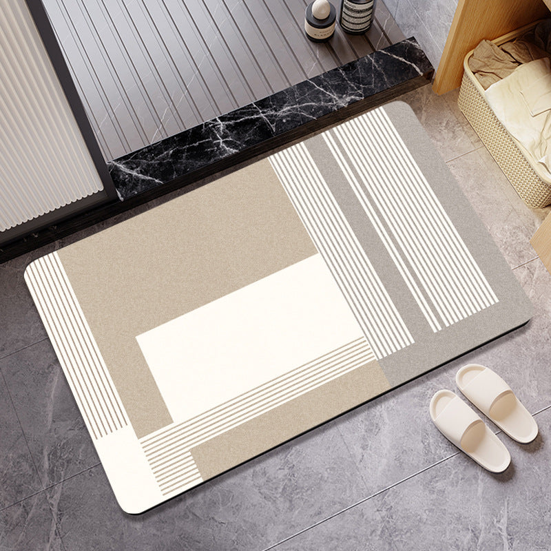 Decorative Luxe Bath Mat Kalsten