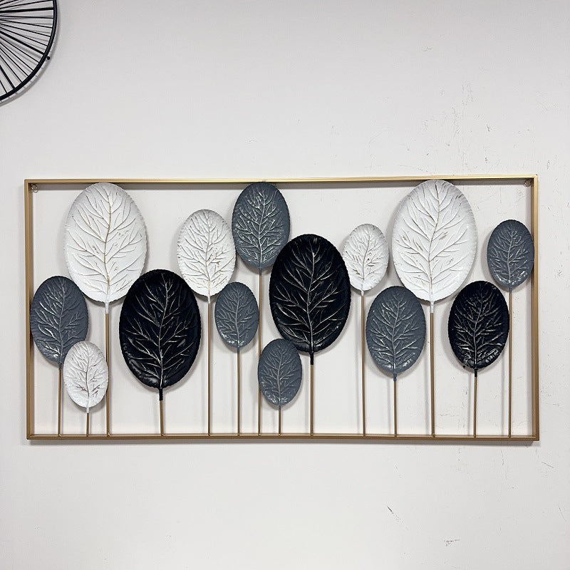 Decorative Metal Leaf Wall Art Sculpture Kalsten