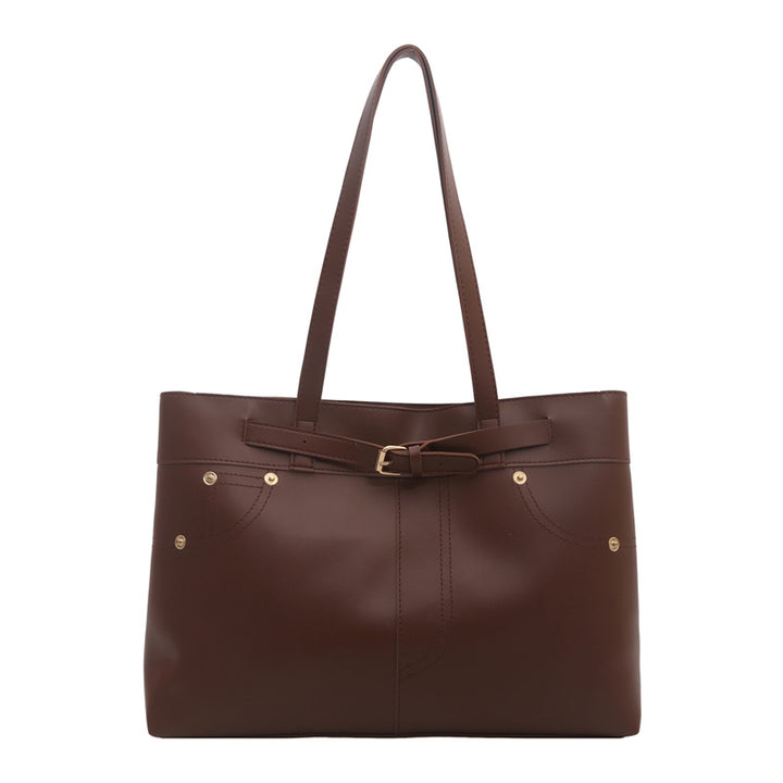 Chic Faux Leather Tote Bag