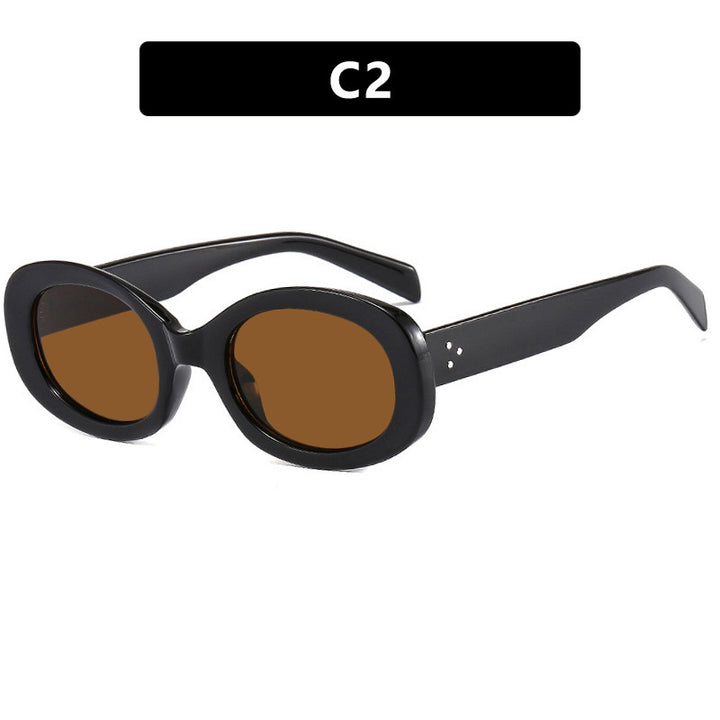 Ladies fashionable sunglasses in stylish oval design Kalsten