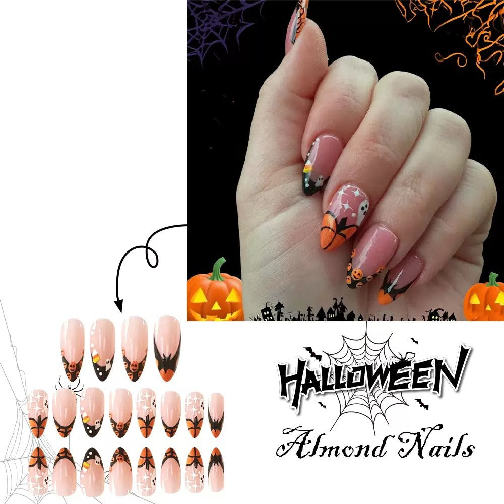 Nail art set with creative Halloween designs Kalsten