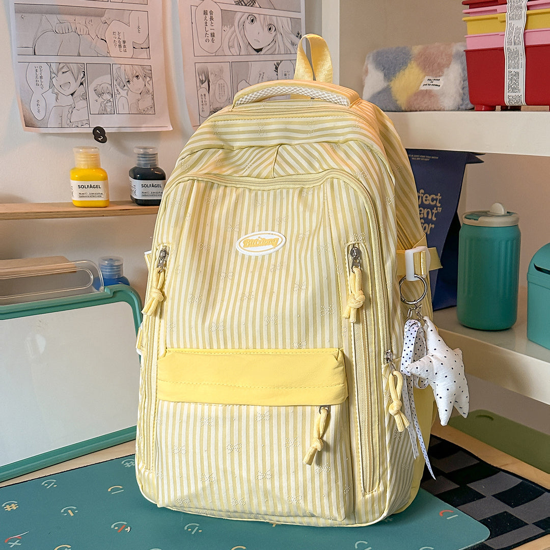 Stylish Striped Backpack Kalsten