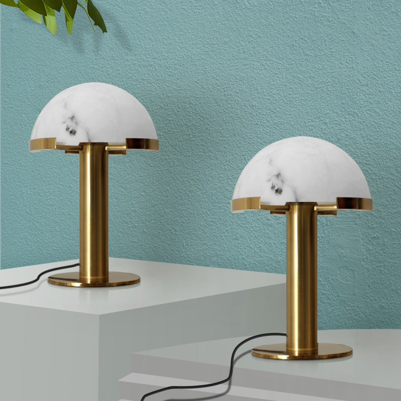 Modern Marble Dome Table Lamp