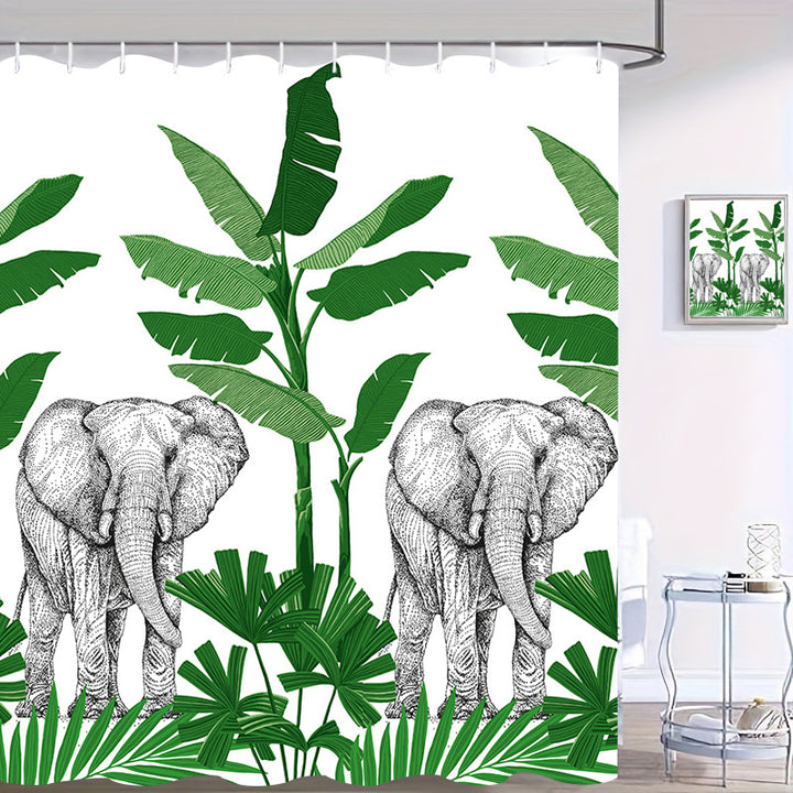 Artistic Floral Shower Curtain Kalsten