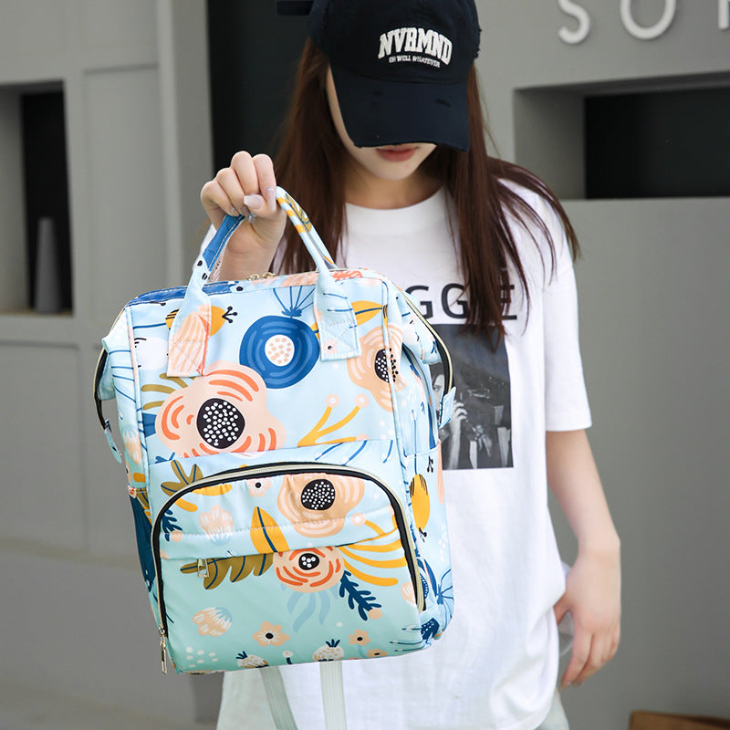 Multi-Purpose Floral Print Backpack Kalsten