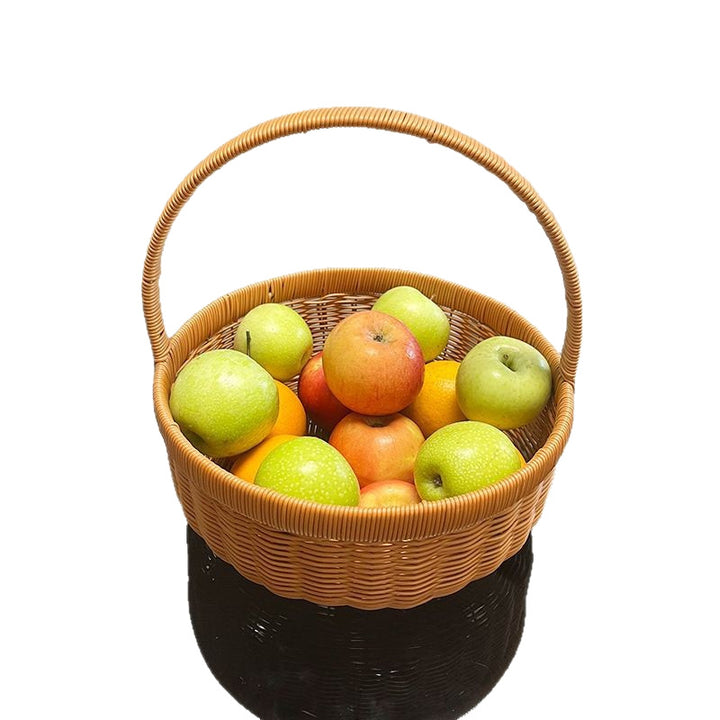 Handwoven Natural Decorative Basket Kalsten