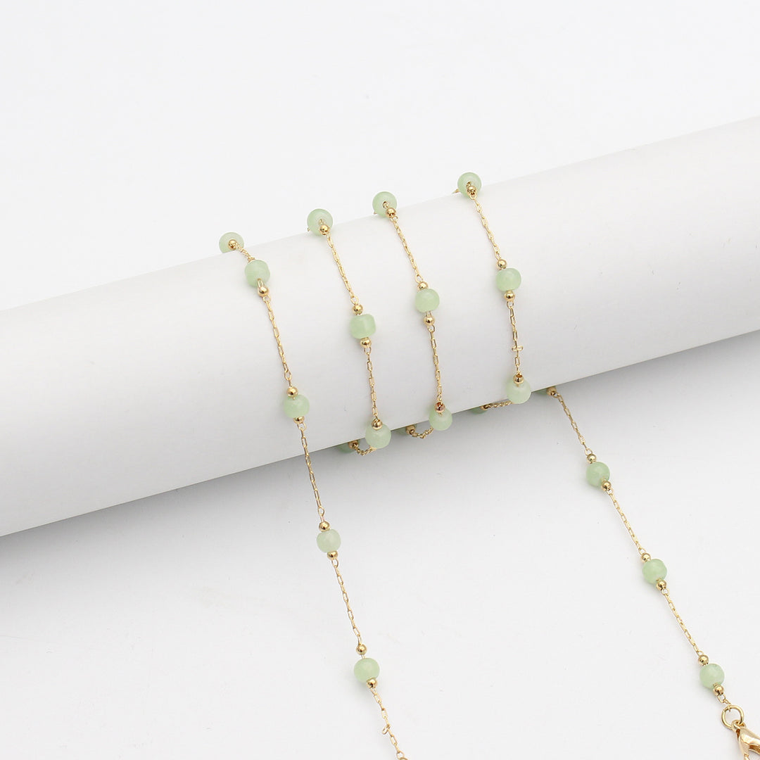 Elegant Beaded Eyewear Retainer Chain Kalsten