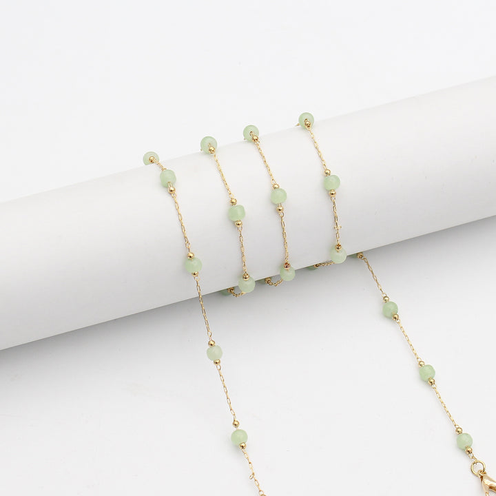 Elegant Beaded Eyewear Retainer Chain Kalsten