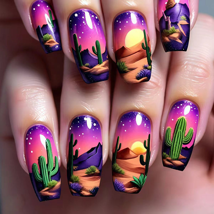 Artificial Nails in Desert Design Kalsten