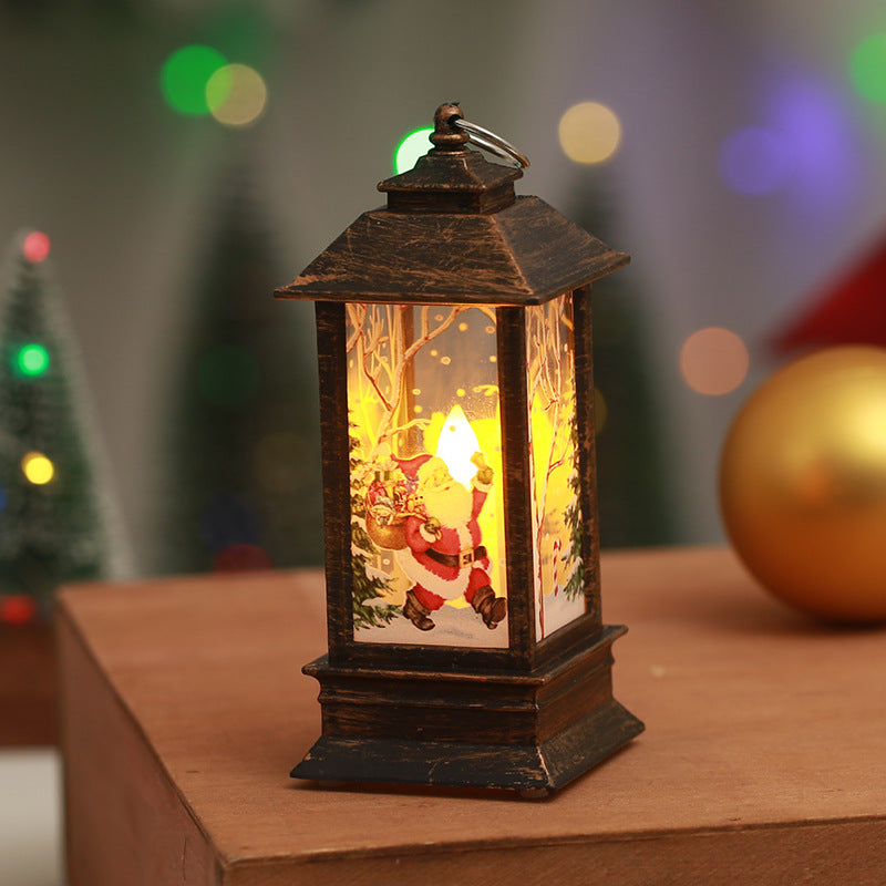 Nostalgic Christmas lantern with LED light Kalsten