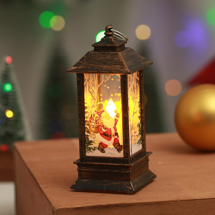 Nostalgic Christmas lantern with LED light Kalsten