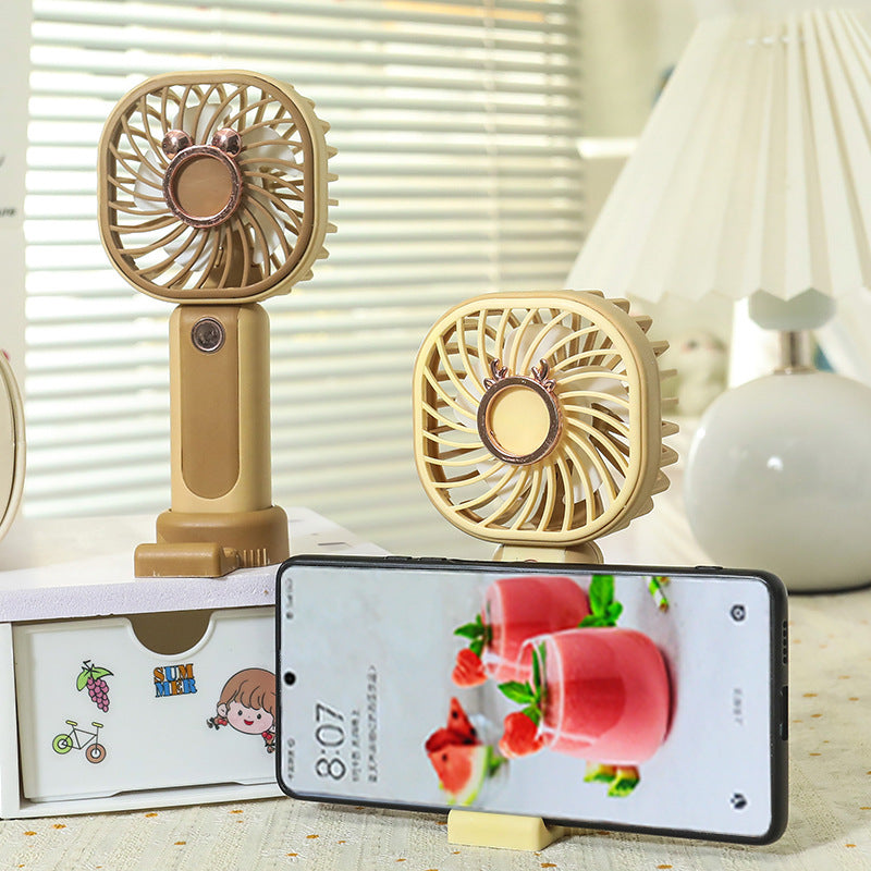 Ladies Portable Mini USB Fan with Flexible Head Rotation Kalsten