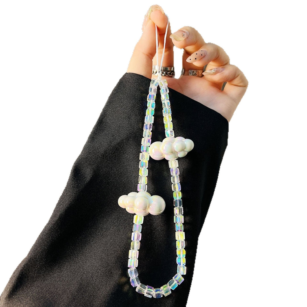 Beaded Cloud Charm Eyewear Holder Kalsten