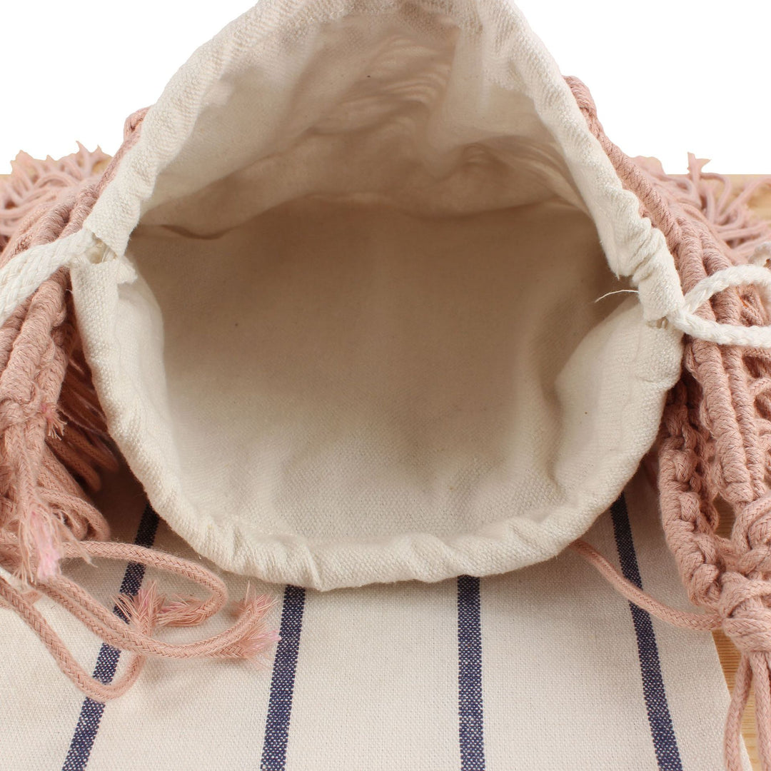 Handbag with Artistic Macramé Design Kalsten 1784182970