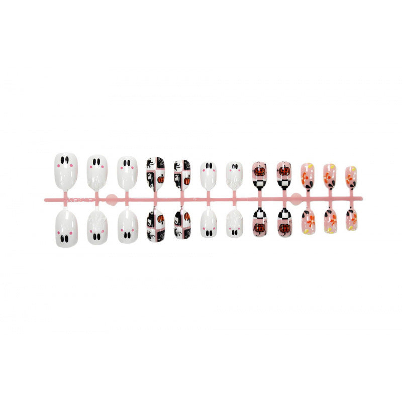 Halloween-Themed Decorative Press-On Nail Set 1790738710