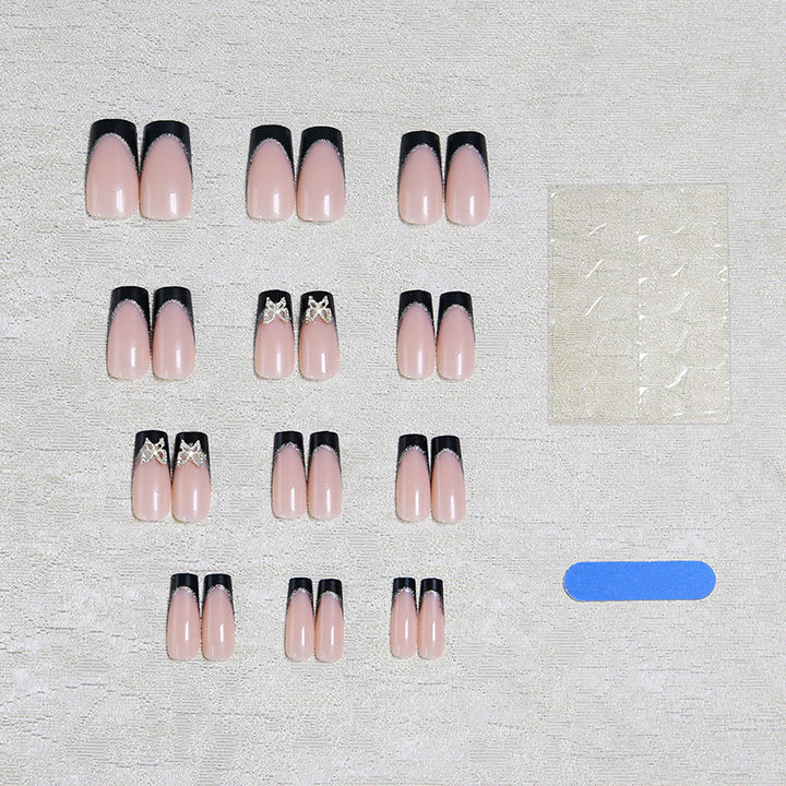 Glamorous artificial nails with detailed decorations Kalsten