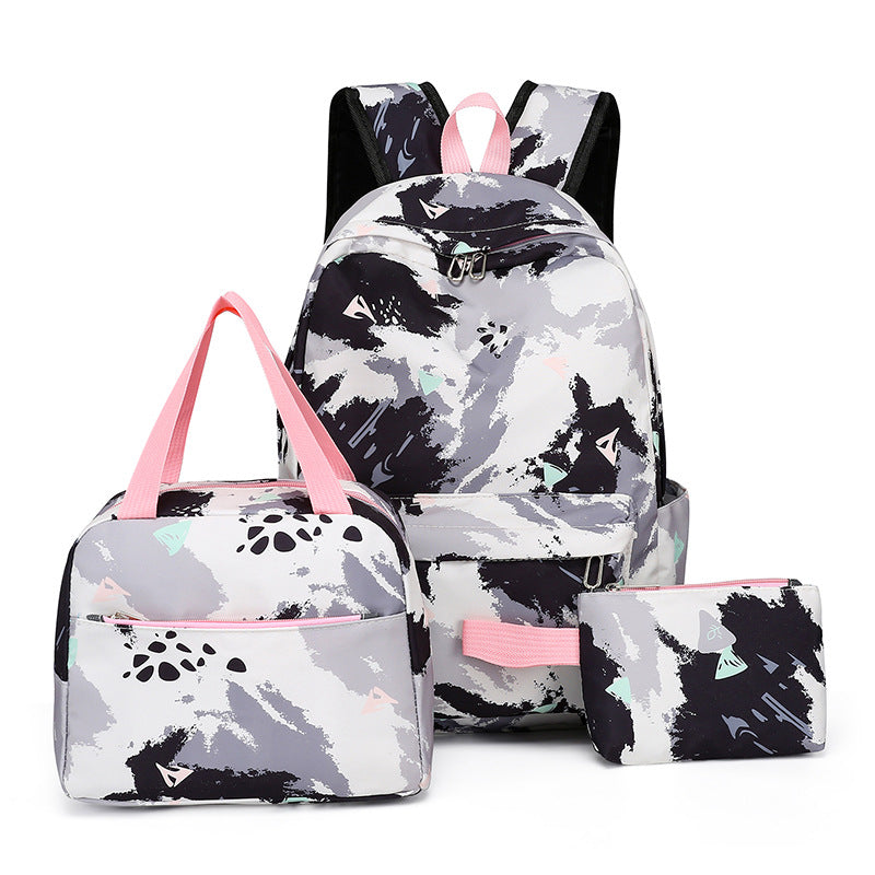 Backpack set with insulated lunchbox and practical case Kalsten