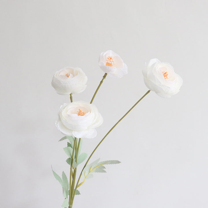 Decorative Lifelike Ranunculus Stem