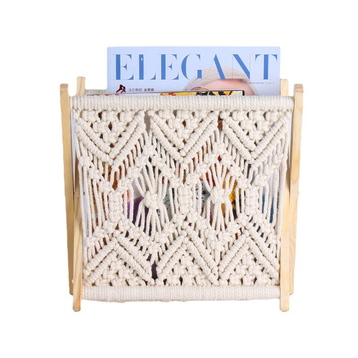 Macrame Magazine Rack Kalsten