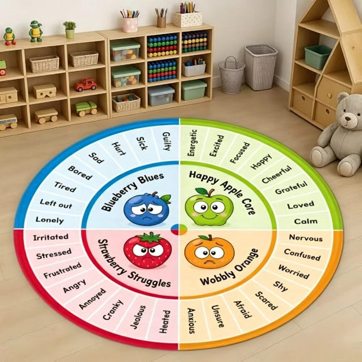 Educational Interactive Learning Area Rug