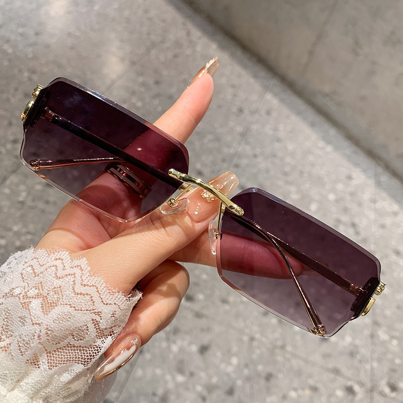 Ladies elegant square sunglasses with stylish tortoiseshell pattern and UV protection Kalsten