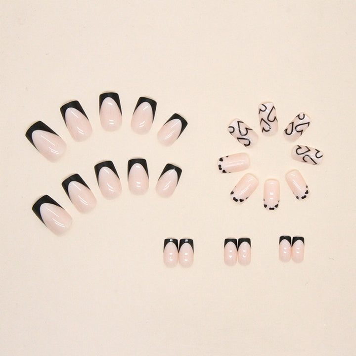 Elegant Heart Pattern Nail Art Kalsten