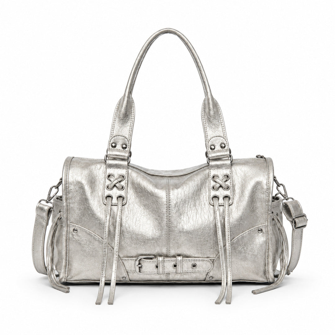 Elegant Structured Leather Handbag