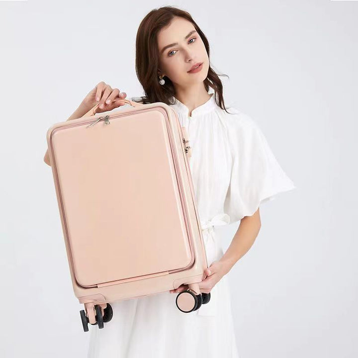 Sleek Compact Rolling Travel Suitcase Kalsten
