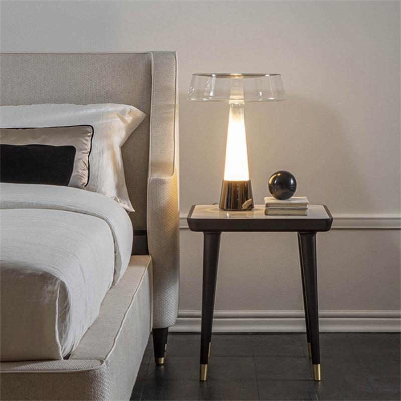 Contemporary Glass Table Lamp