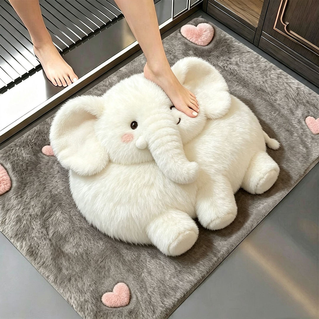 Plush Animal-Themed Area Rug